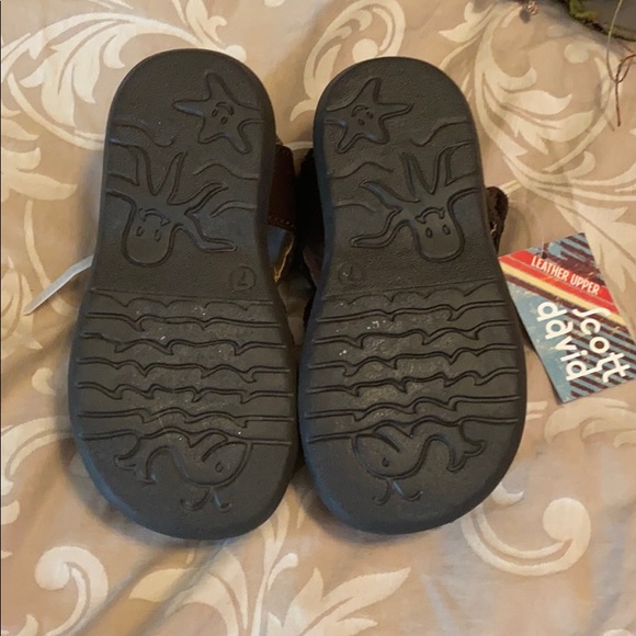 scott david Shoes Nwts Brown Boys Sandals Poshmark